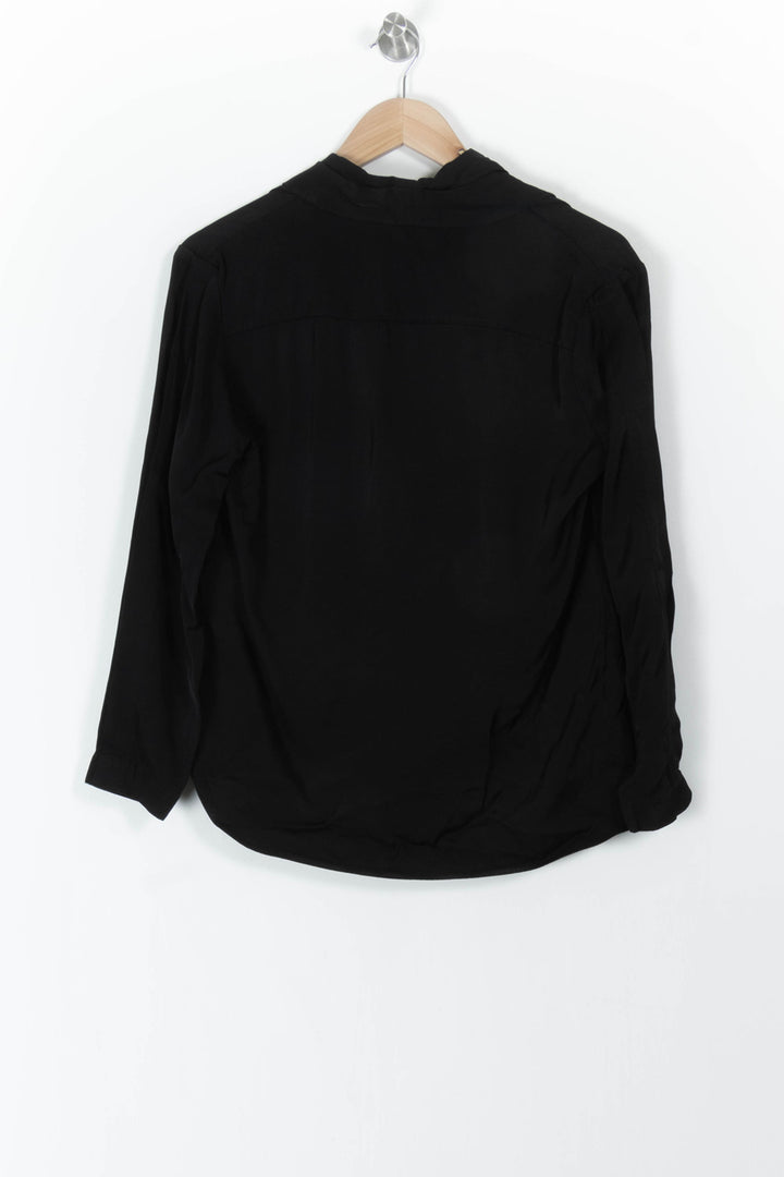 Chemise Noire - Taille M/38 de la marque Sandro | PARAD61798 - Vendu par Paradigme - Image 4