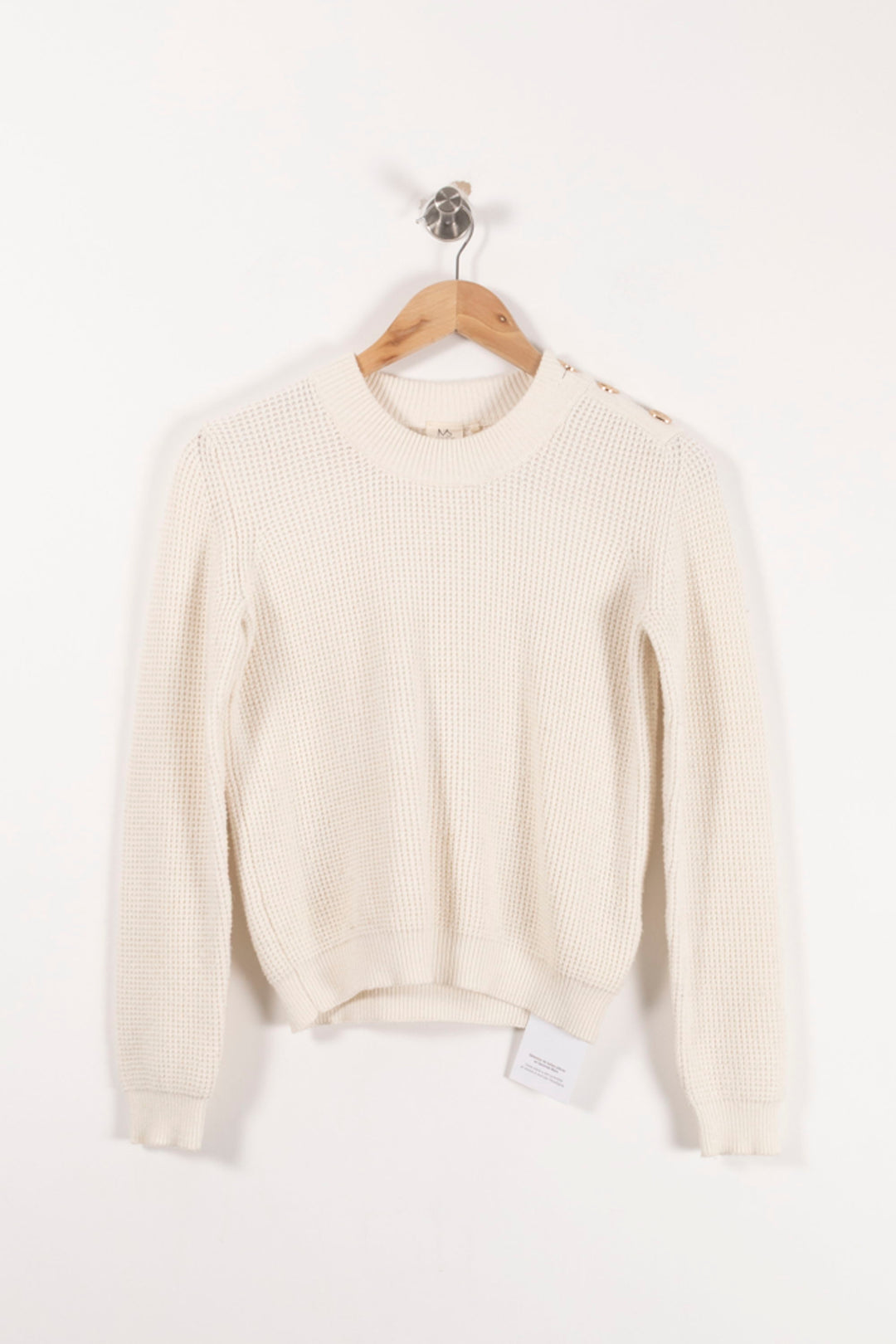 Pull Blanc - Taille XS/34 de la marque Marie Sixtine | PARAD61802 - Vendu par Paradigme - Image 2