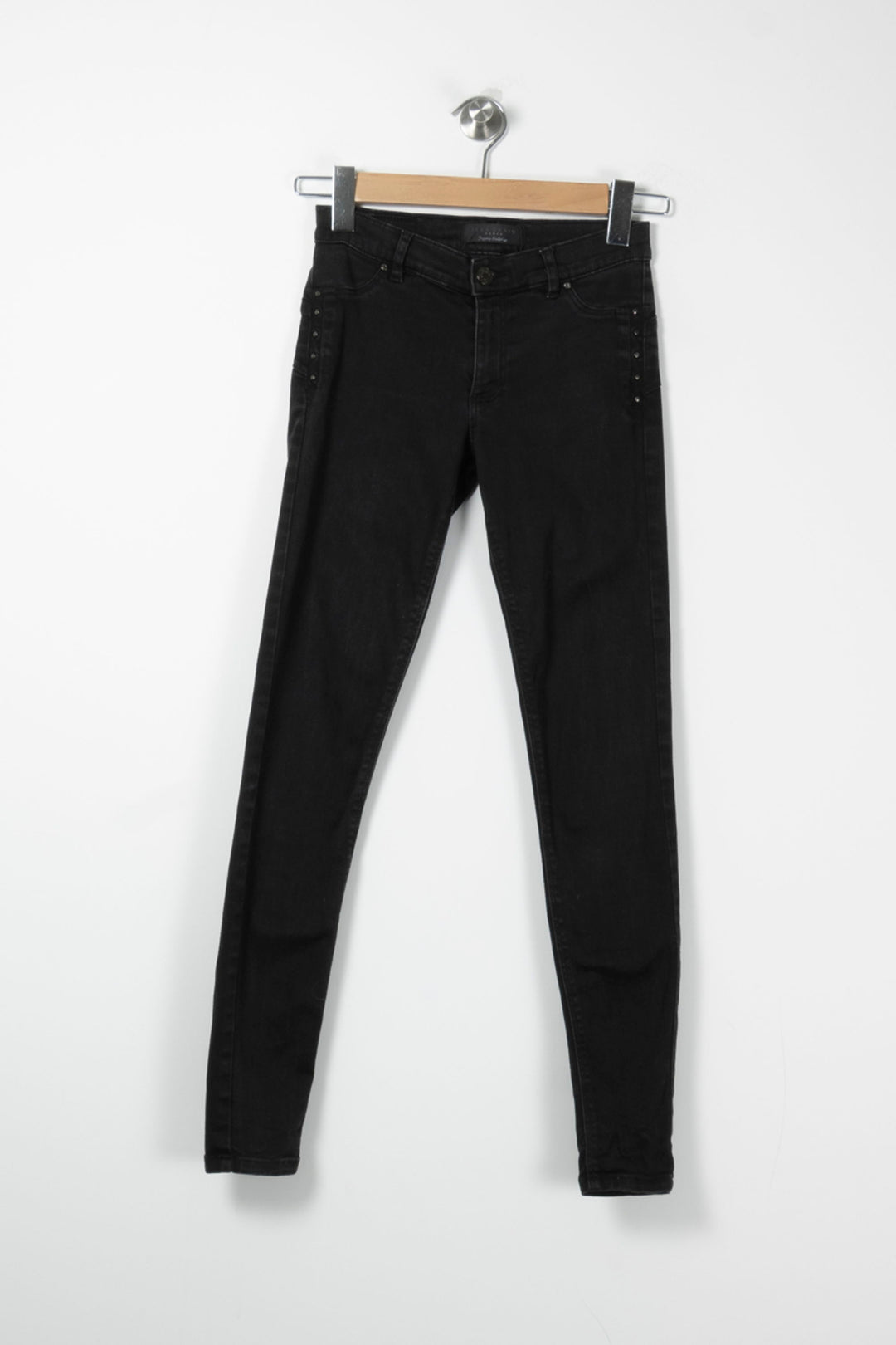 Jean Skinny Noir - Taille XS/34 de la marque IKKS | PARAD61803 - Vendu par Paradigme - Image 2