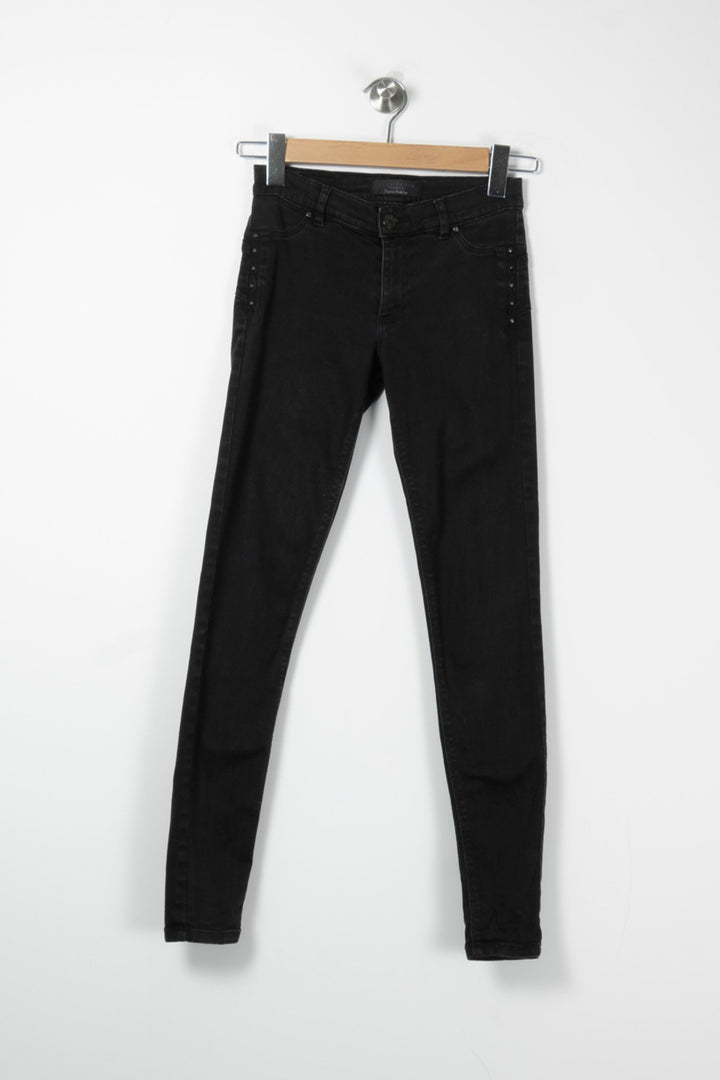 Jean Skinny Noir - Taille XS/34 de la marque IKKS | PARAD61803 - Vendu par Paradigme - Image 2