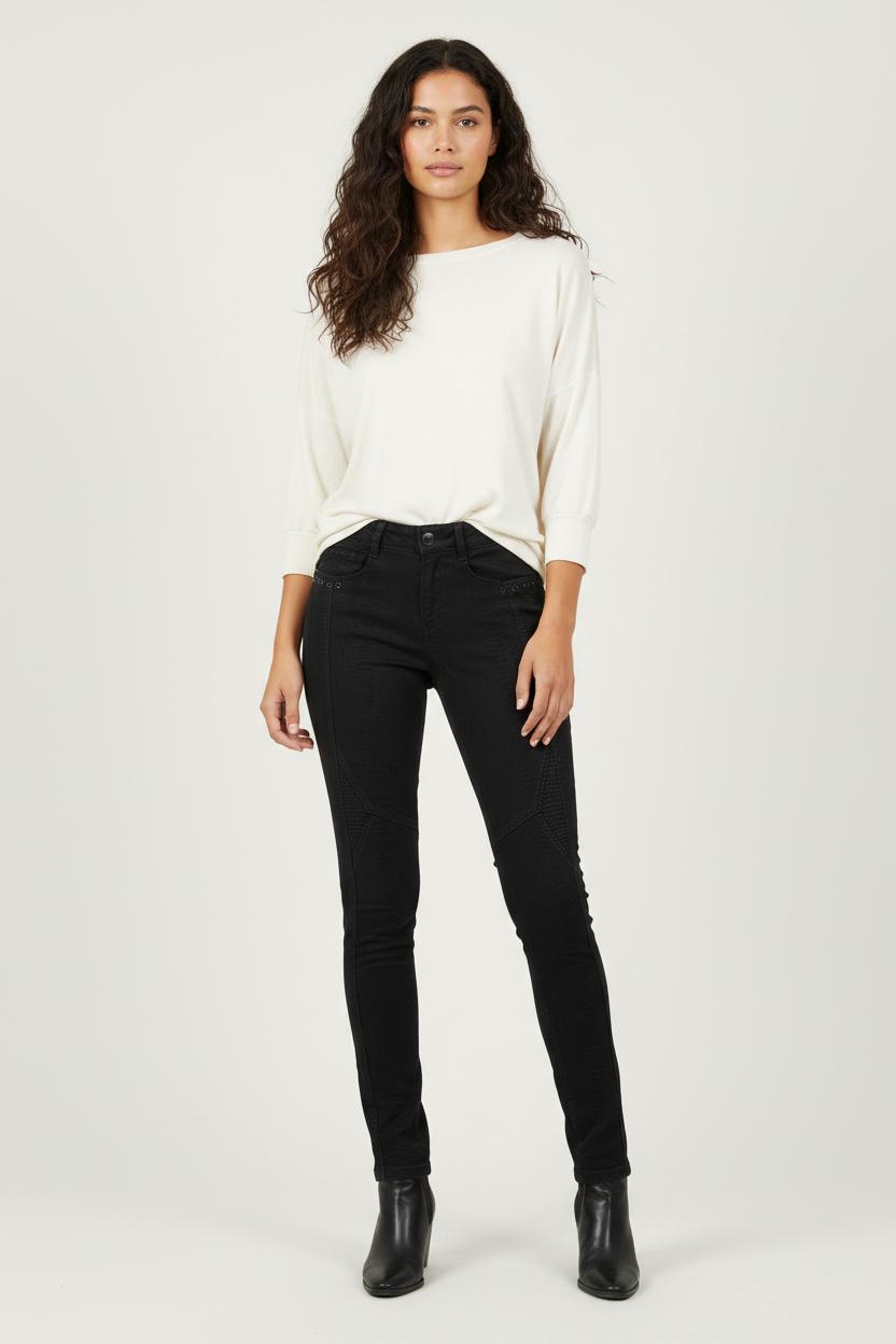 Jean Noir - Taille XS/34 de la marque One Step | PARAD61805 - Vendu par Paradigme - Image 1