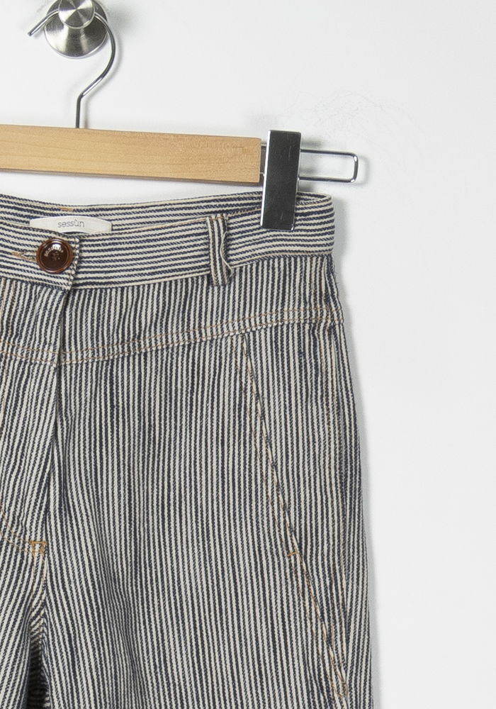 Pantalon Rayé Noir et Blanc - Taille XS/34 de la marque Sessùn | PARAD61811 - Vendu par Paradigme - Image 3