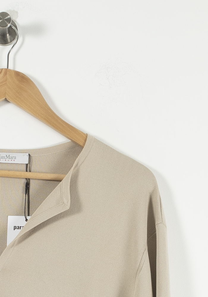 Blouse Beige - Taille S/36 de la marque Max Mara | PARAD61818 - Vendu par Paradigme - Image 3