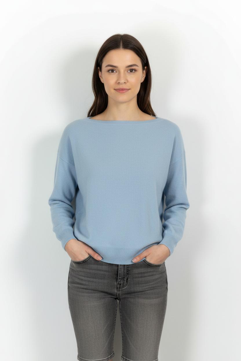 Pull Bleu - Taille S/36 de la marque Sandro | PARAD61824 - Vendu par Paradigme - Image 1