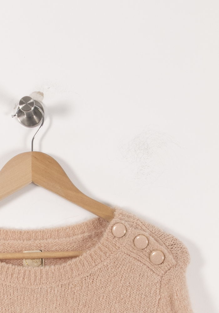 Pull Rose - Taille M/38 de la marque Des petits hauts | PARAD61825 - Vendu par Paradigme - Image 3