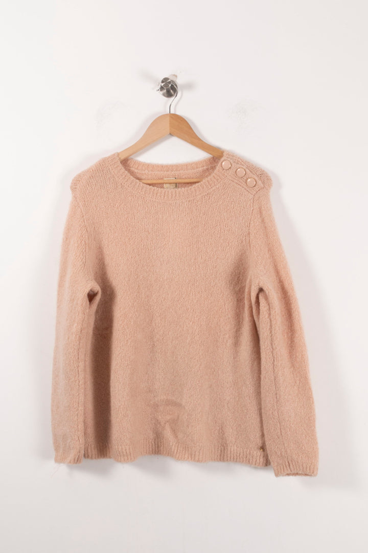 Pull Rose - Taille M/38 de la marque Des petits hauts | PARAD61825 - Vendu par Paradigme - Image 2