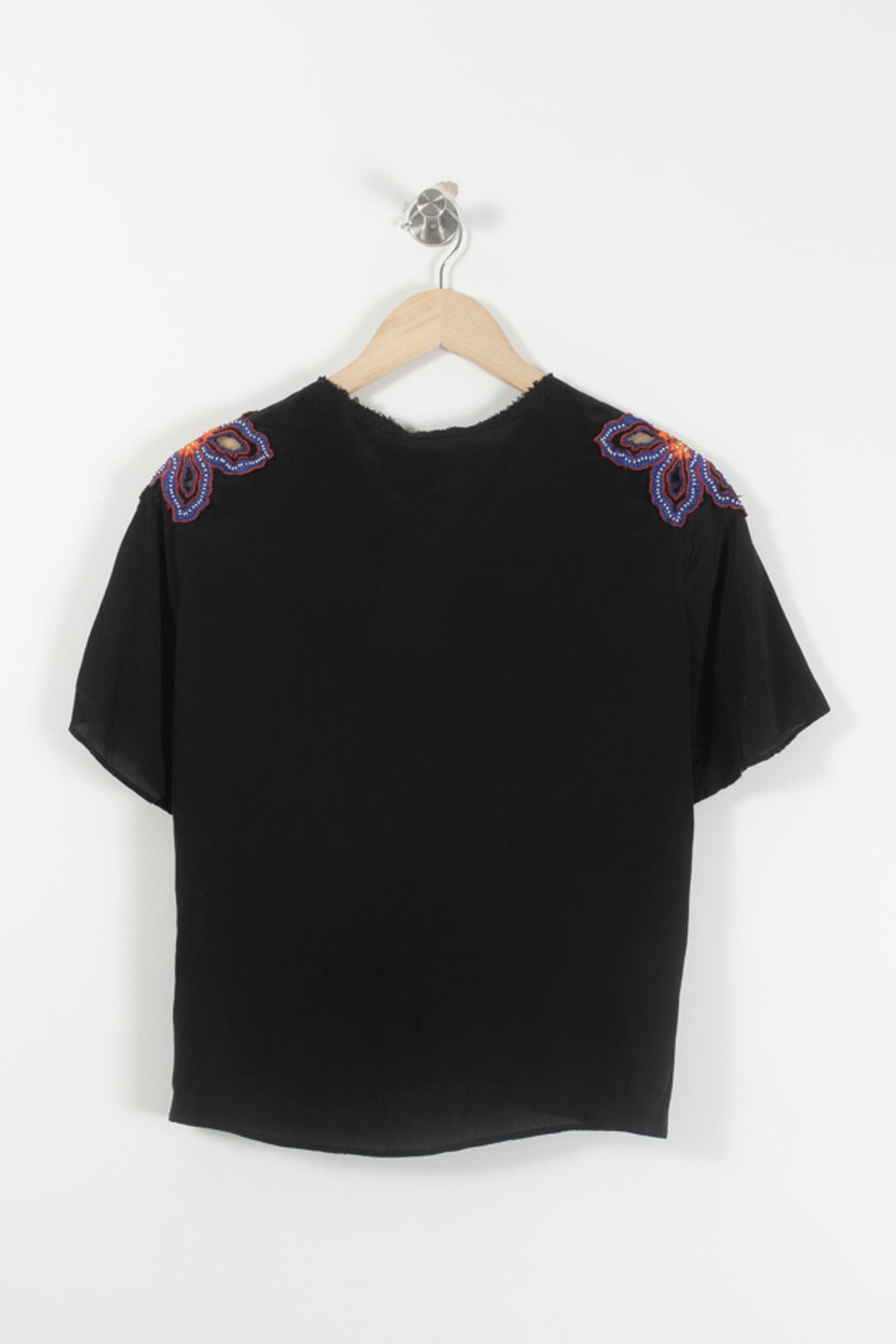 Blouse Noire - Taille S/36 de la marque Sandro | PARAD61826 - Vendu par Paradigme - Image 4