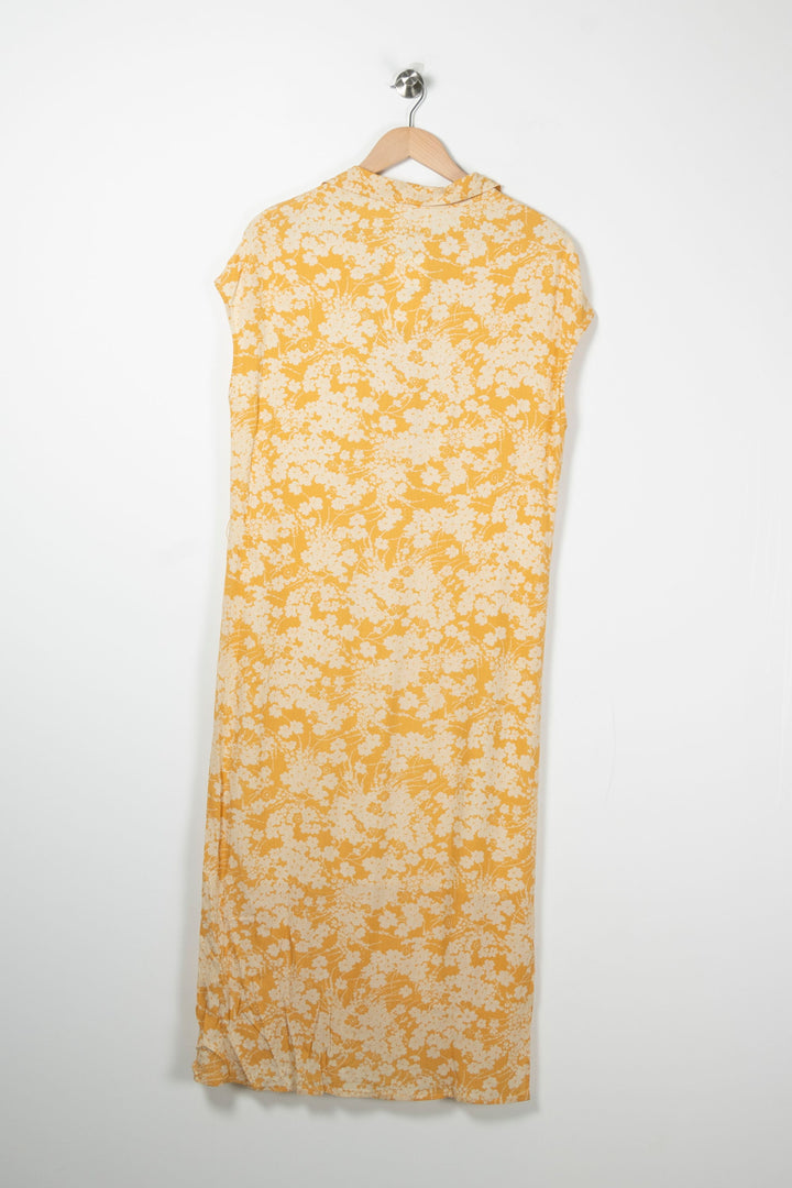 Robe Longue Jaune et Blanche - Taille S/36 de la marque Des petits hauts | PARAD61839 - Vendu par Paradigme - Image 4