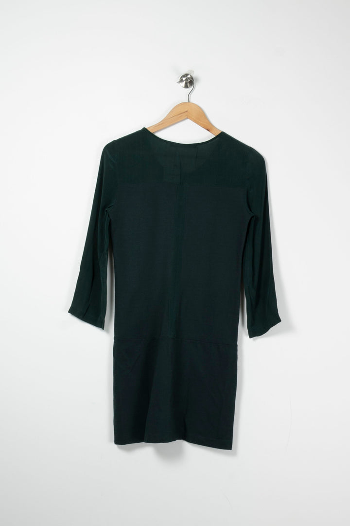 Robe Droite Verte - Taille S/36 de la marque Comptoir des Cotonniers | PARAD61840 - Vendu par Paradigme - Image 4