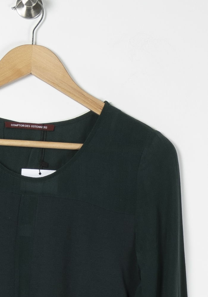 Robe Droite Verte - Taille S/36 de la marque Comptoir des Cotonniers | PARAD61840 - Vendu par Paradigme - Image 3