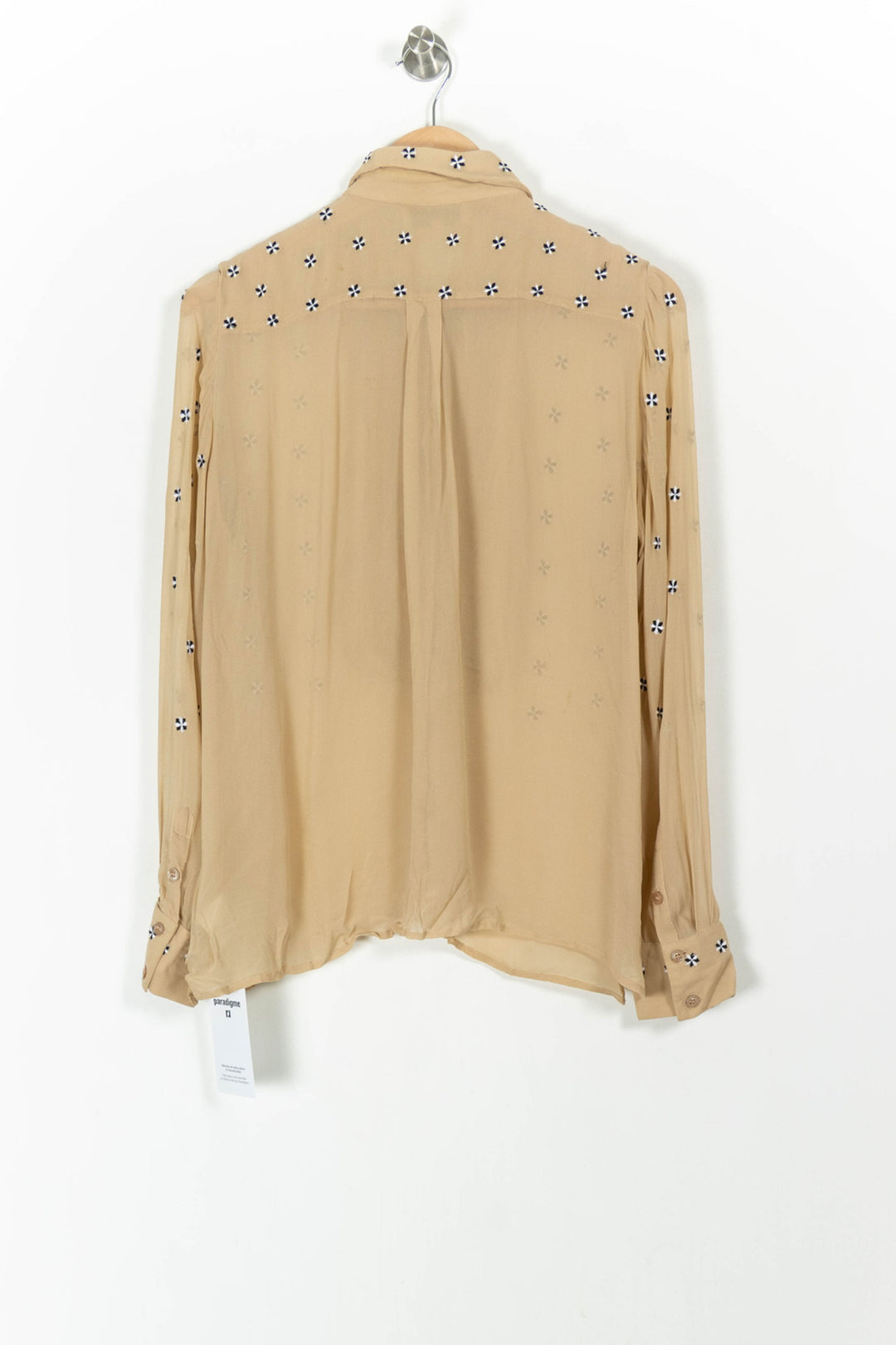 Blouse Beige et Bleu - Taille XL/42 de la marque Paul & Joe | PARAD61845 - Vendu par Paradigme - Image 4