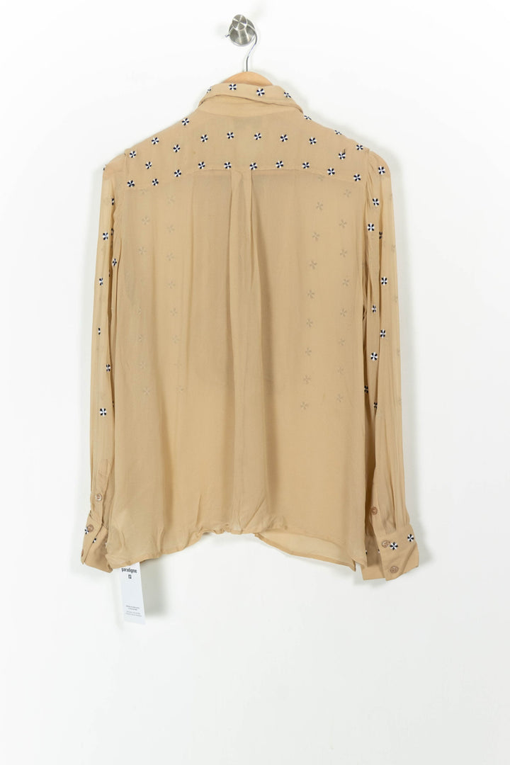 Blouse Beige et Bleu - Taille XL/42 de la marque Paul & Joe | PARAD61845 - Vendu par Paradigme - Image 4