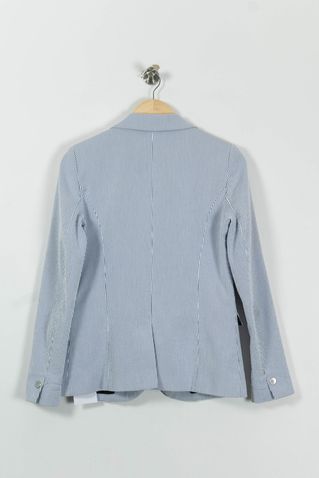 Blazer Bleu et Blanc - Taille L/40 de la marque Caroll | PARAD61852 - Vendu par Paradigme - Image 4