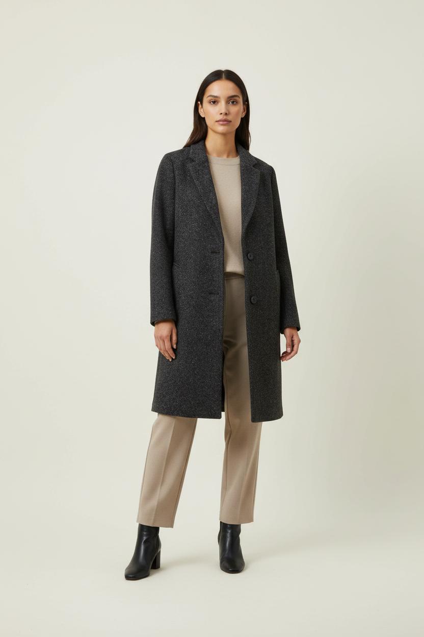 Manteau Gris - Taille XS/34 de la marque American Vintage | PARAD61861 - Vendu par Paradigme - Image 1