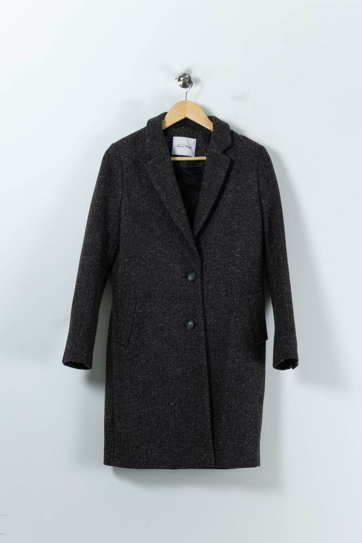 Manteau Gris - Taille XS/34 de la marque American Vintage | PARAD61861 - Vendu par Paradigme - Image 2