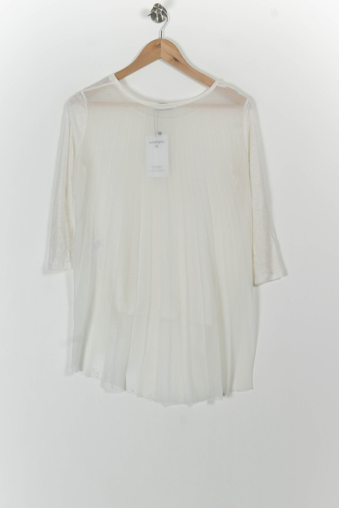 Pull Blanc - Taille S/36 de la marque Sandro | PARAD61863 - Vendu par Paradigme - Image 4