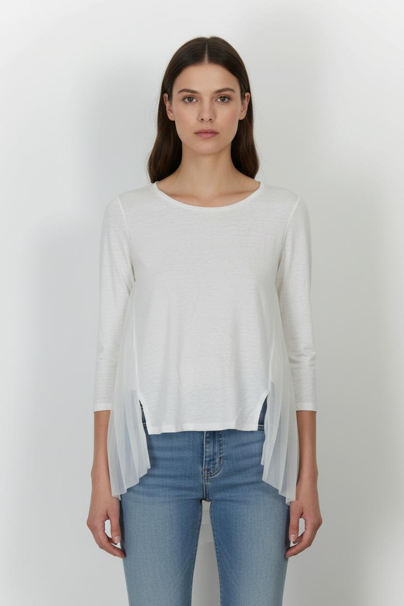Pull Blanc - Taille S/36 de la marque Sandro | PARAD61863 - Vendu par Paradigme - Image 1