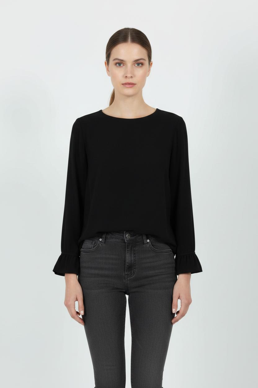 Blouse Noire - Taille M/38 de la marque Gerard Darel | PARAD61864 - Vendu par Paradigme - Image 1