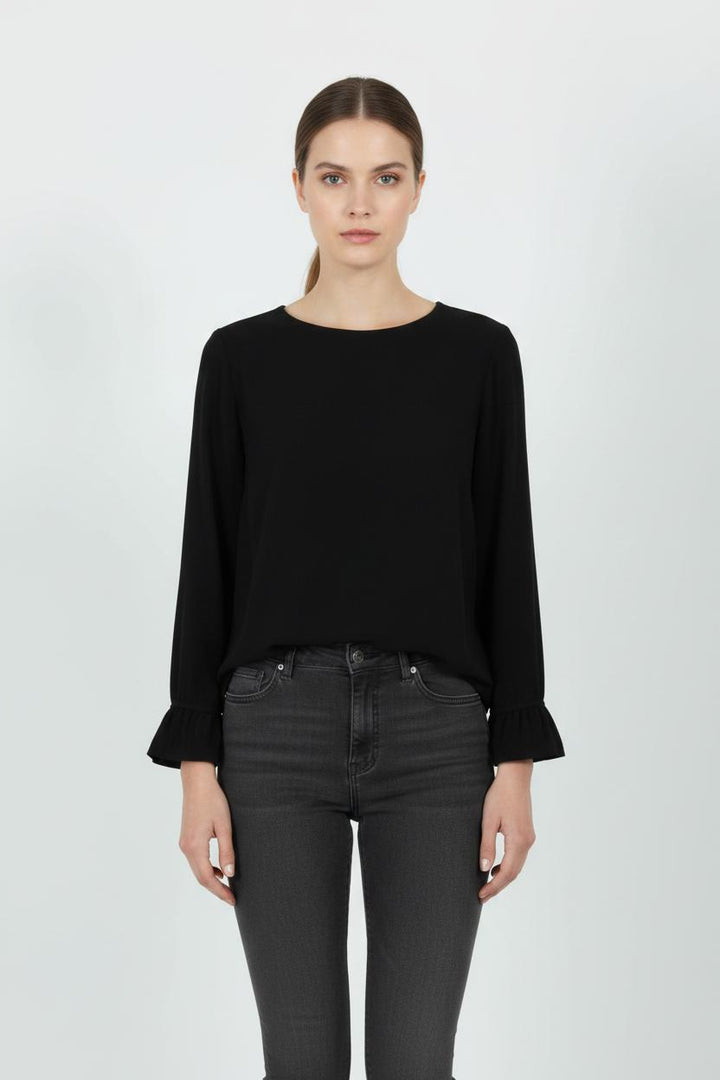 Blouse Noire - Taille M/38 de la marque Gerard Darel | PARAD61864 - Vendu par Paradigme - Image 1