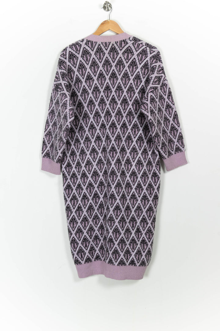Cardigan Rose et Noir - Taille S/36 de la marque Maje | PARAD61870 - Vendu par Paradigme - Image 4