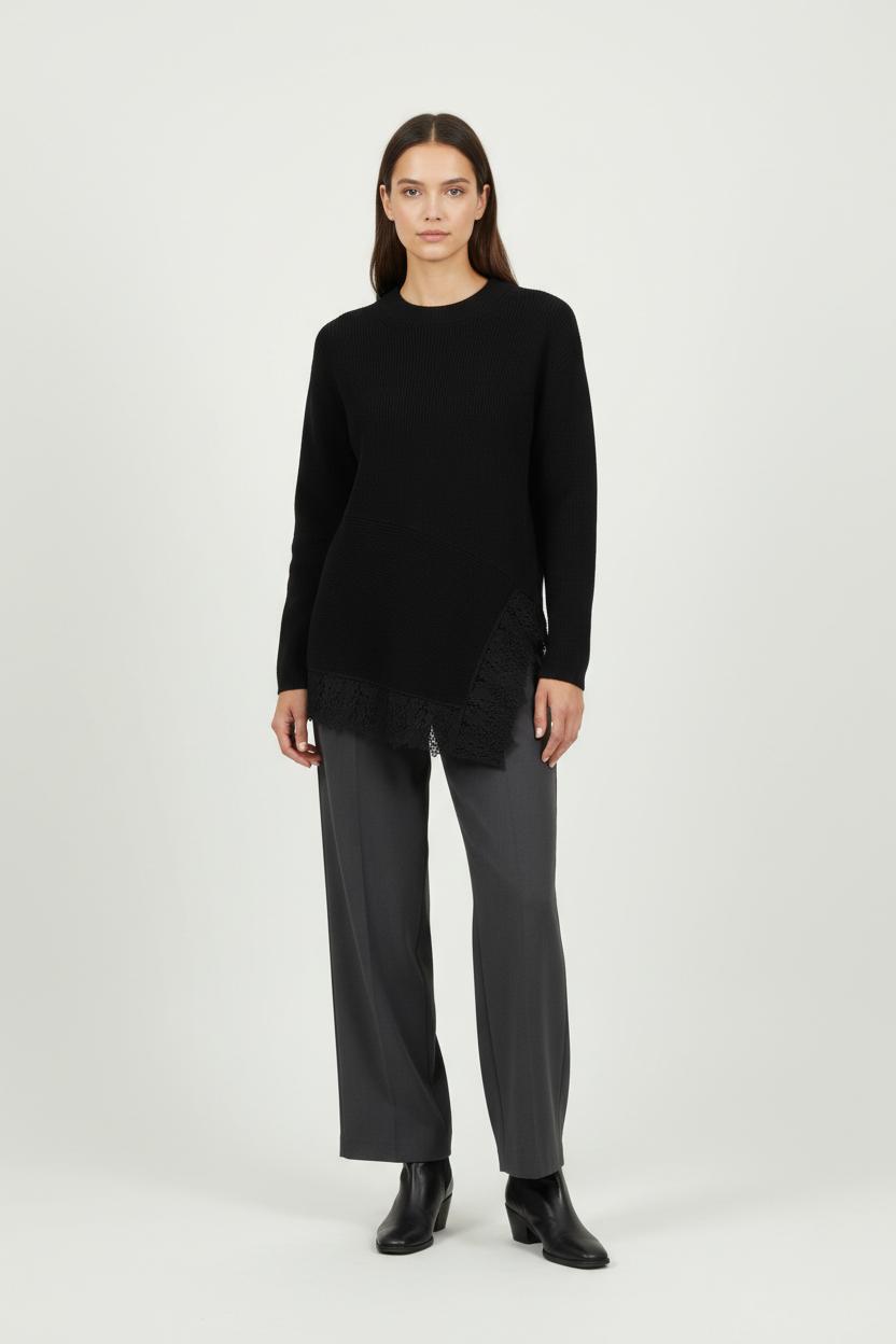 Pull Noir - Taille S/36 de la marque Sandro | PARAD61875 - Vendu par Paradigme - Image 1
