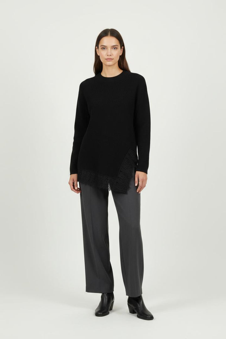 Pull Noir - Taille S/36 de la marque Sandro | PARAD61875 - Vendu par Paradigme - Image 1