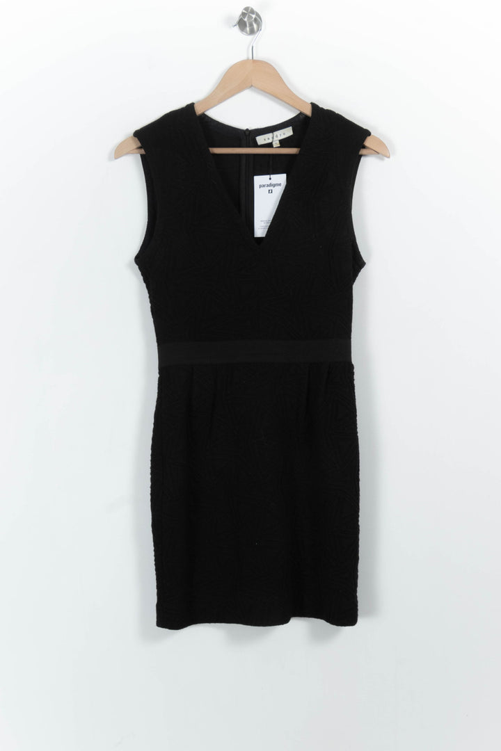 Robe Noire - Taille M/38 de la marque Sandro | PARAD61876 - Vendu par Paradigme - Image 2