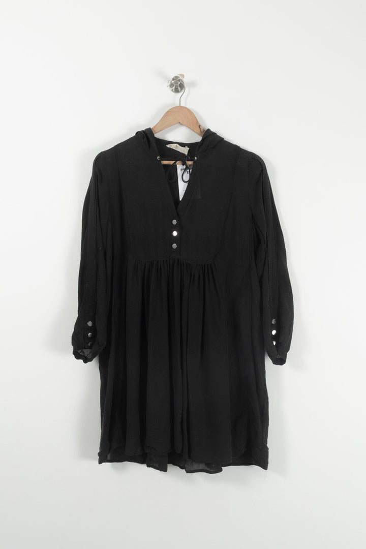 Robe Midi Noire - Taille S/36 de la marque ba&sh | PARAD61881 - Vendu par Paradigme - Image 2