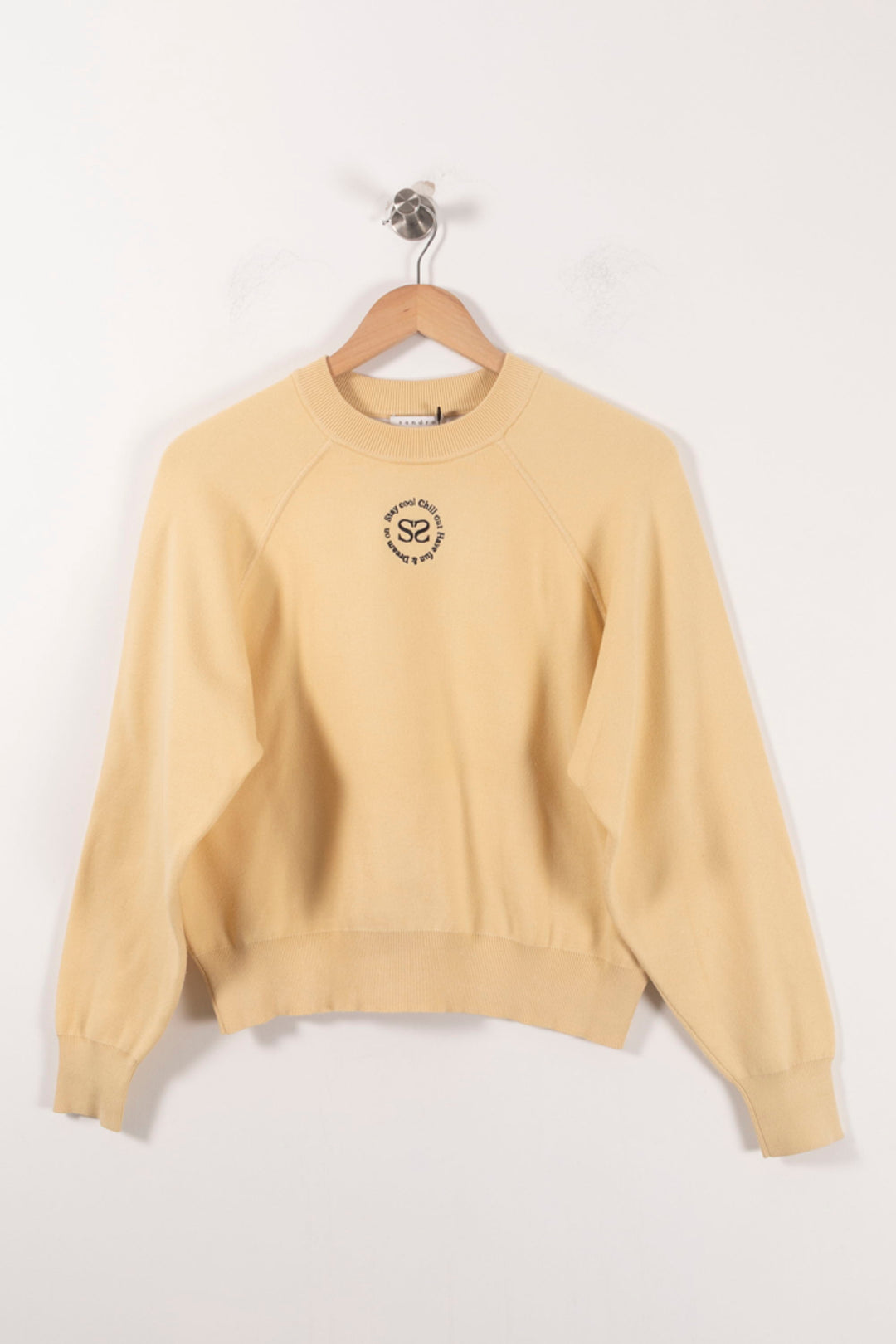 Sweatshirt Jaune - Taille M/38 de la marque Sandro | PARAD61882 - Vendu par Paradigme - Image 2