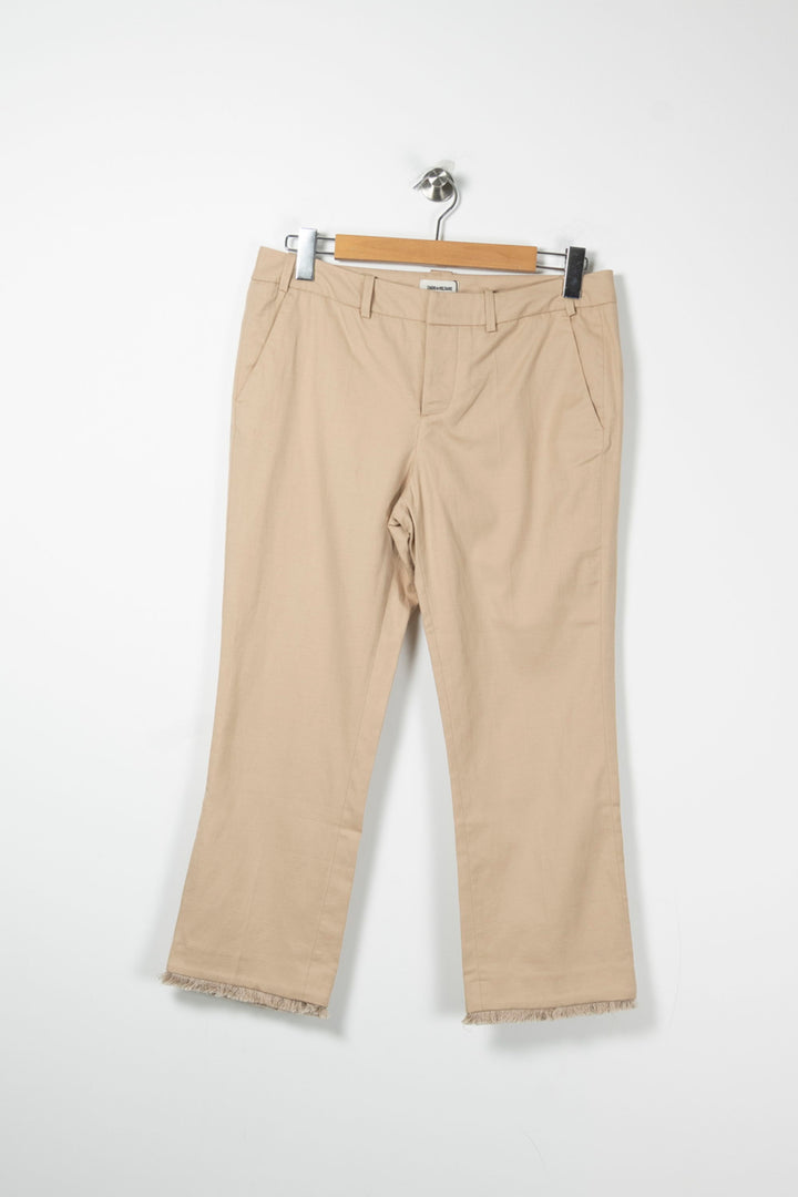 Pantalon Beige - Taille L/40 de la marque Zadig&Voltaire | PARAD61895 - Vendu par Paradigme - Image 2