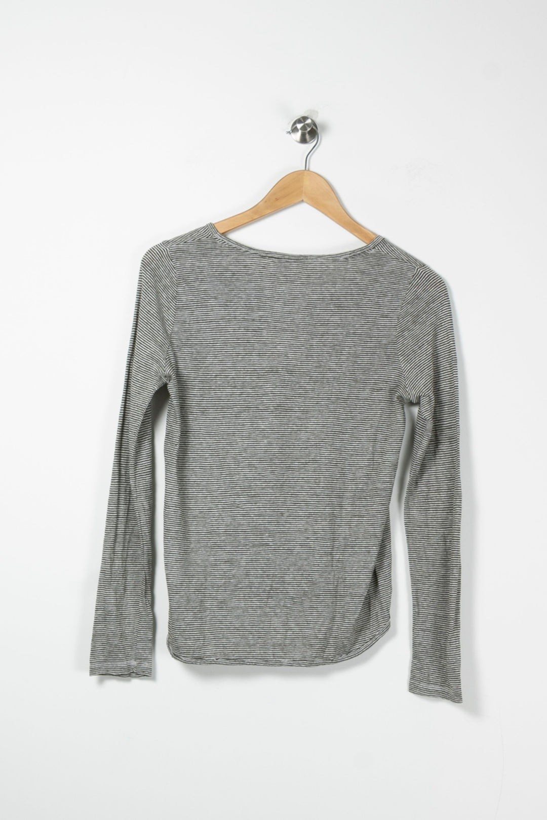 Tee-shirt Manches Longues Gris et Blanc - Taille S/36 de la marque Karl Marc John | PARAD61909 - Vendu par Paradigme - Image 4