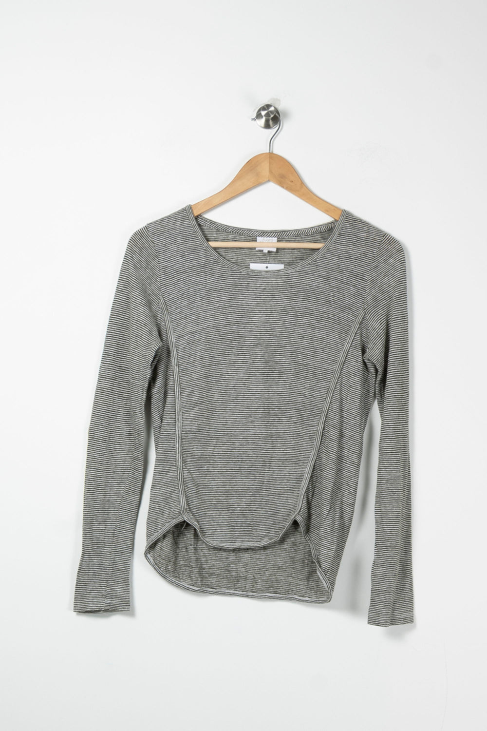 Tee-shirt Manches Longues Gris et Blanc - Taille S/36 de la marque Karl Marc John | PARAD61909 - Vendu par Paradigme - Image 2