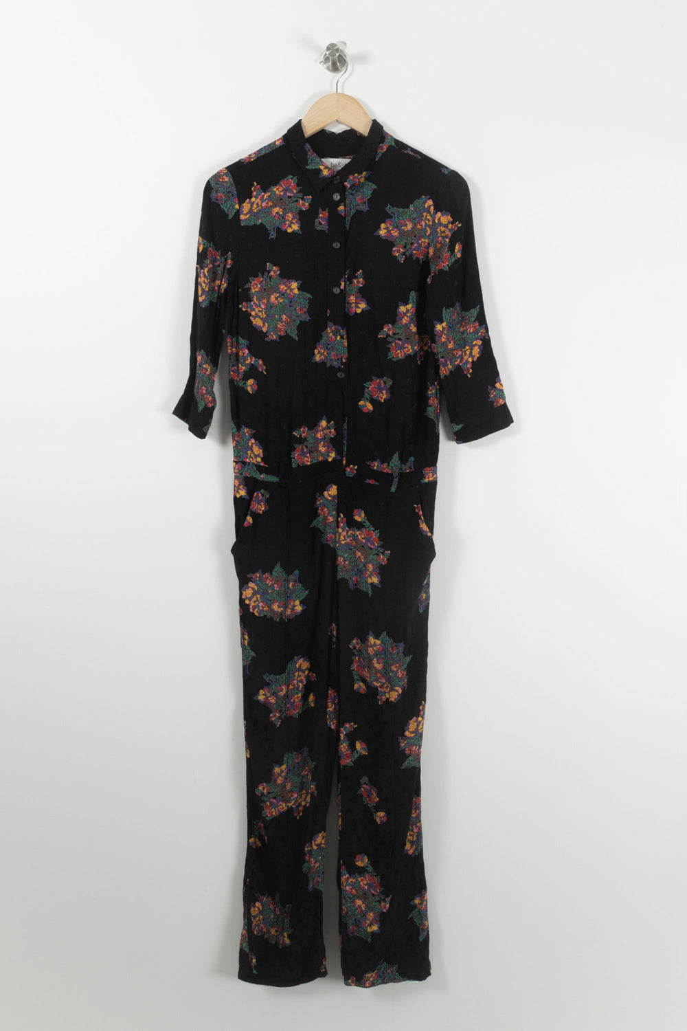 Combinaison Noire à Fleurs - Taille XS/34 de la marque ba&sh | PARAD61928 - Vendu par Paradigme - Image 2