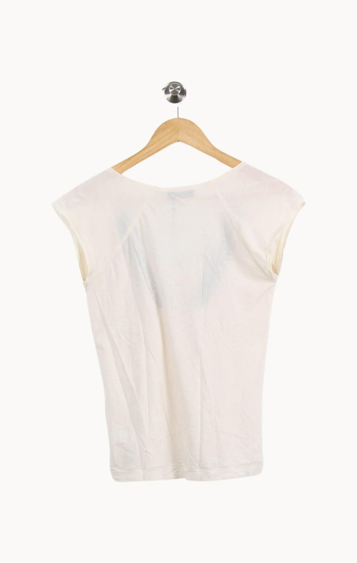 Blouse Écrue et Noire - Taille XS/34 de la marque IKKS | PARAD61934 - Vendu par Paradigme - Image 4