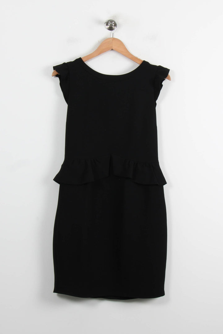 Robe Midi Noire - Taille L/40 de la marque Sandro | PARAD61935 - Vendu par Paradigme - Image 4