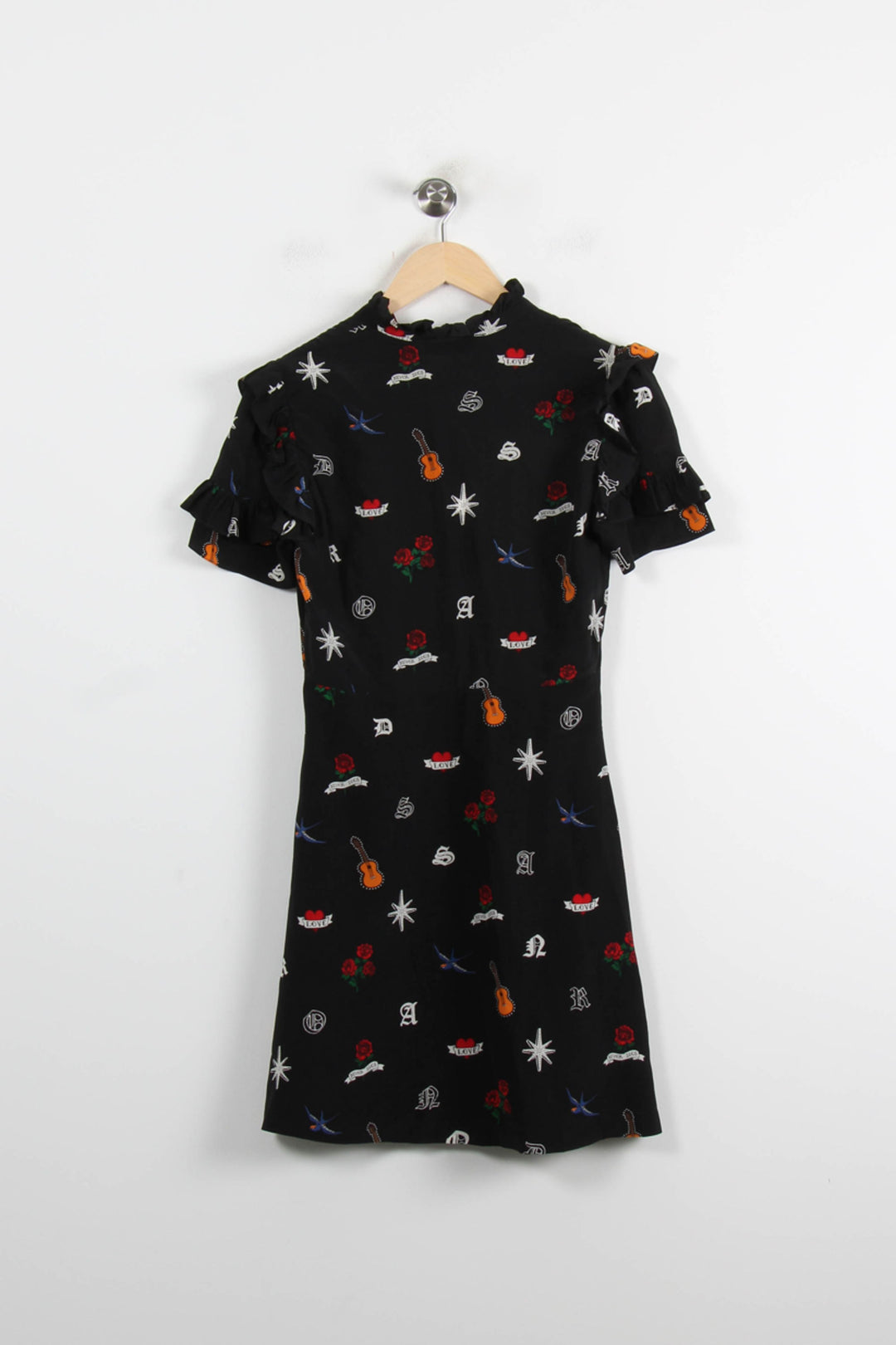 Robe Courte Noire - Taille M/38 de la marque Sandro | PARAD61940 - Vendu par Paradigme - Image 4