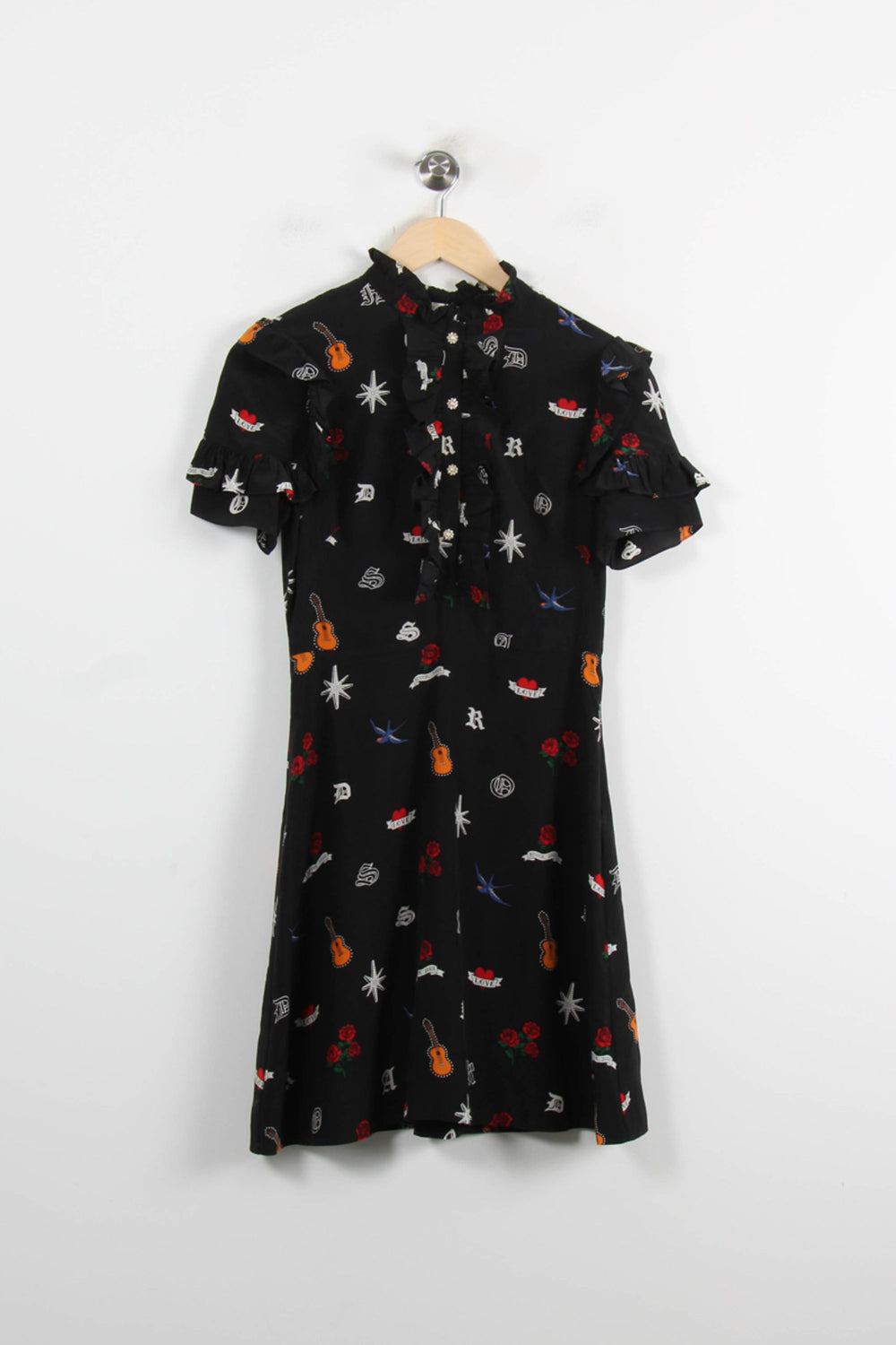 Robe Courte Noire - Taille M/38 de la marque Sandro | PARAD61940 - Vendu par Paradigme - Image 2