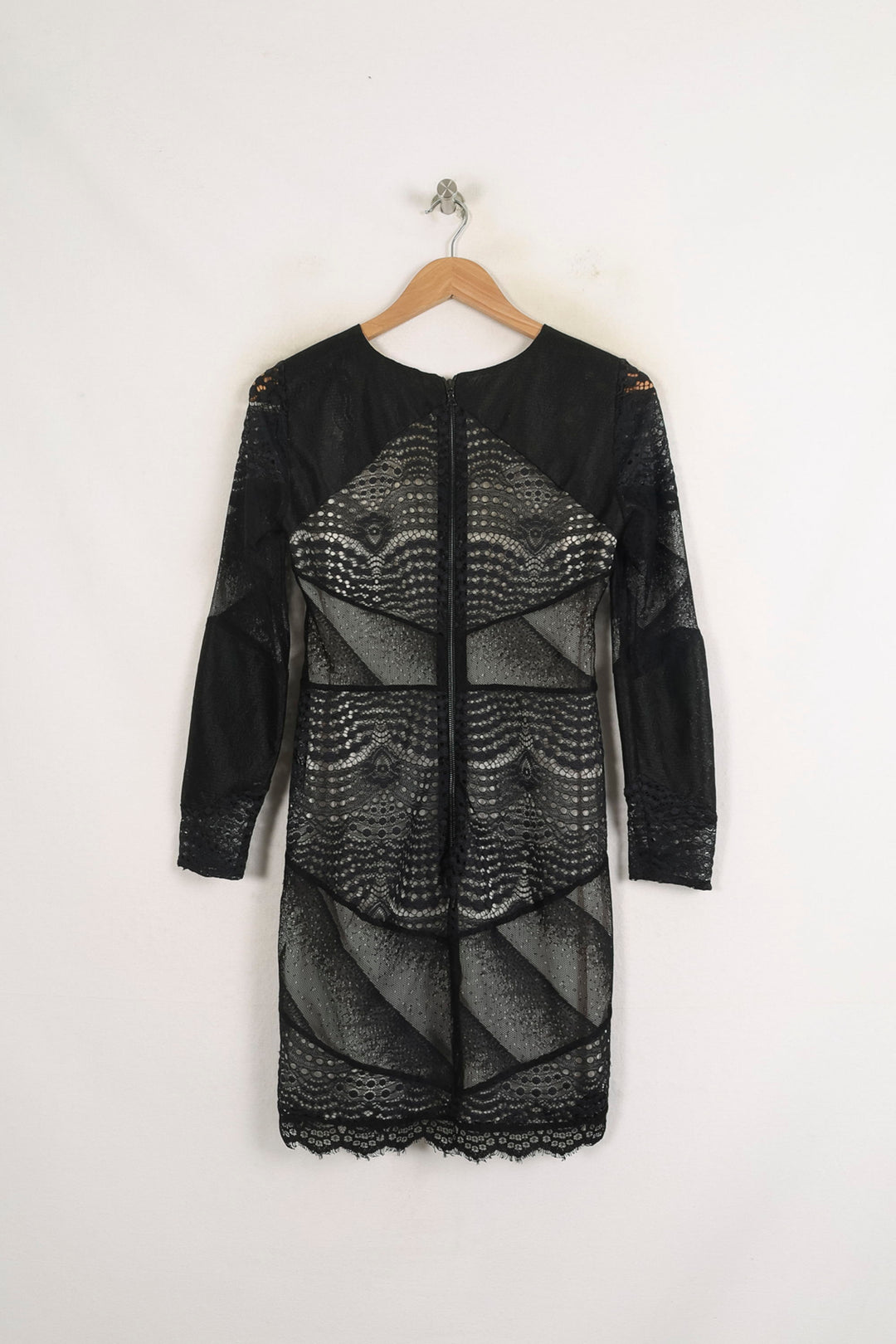 Robe Midi Noire - Taille M/38 de la marque Sandro | PARAD61944 - Vendu par Paradigme - Image 4