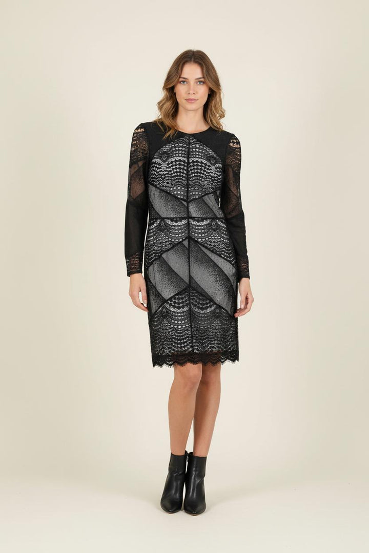 Robe Midi Noire - Taille M/38 de la marque Sandro | PARAD61944 - Vendu par Paradigme - Image 1