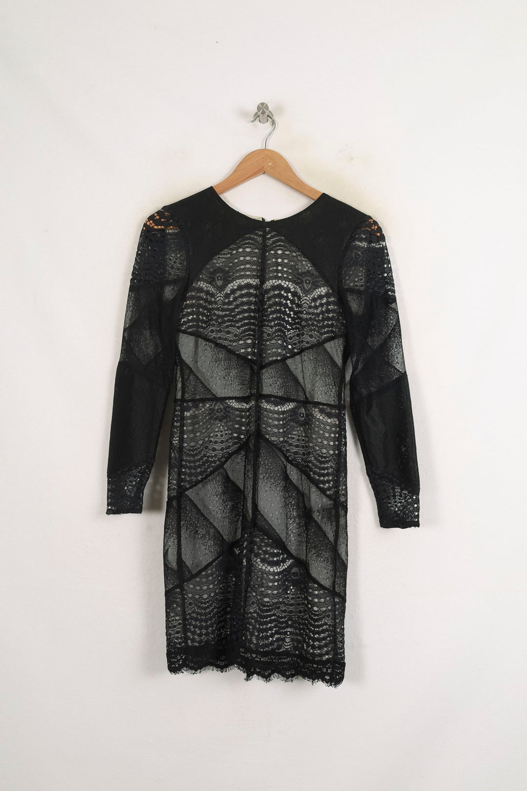 Robe Midi Noire - Taille M/38 de la marque Sandro | PARAD61944 - Vendu par Paradigme - Image 2