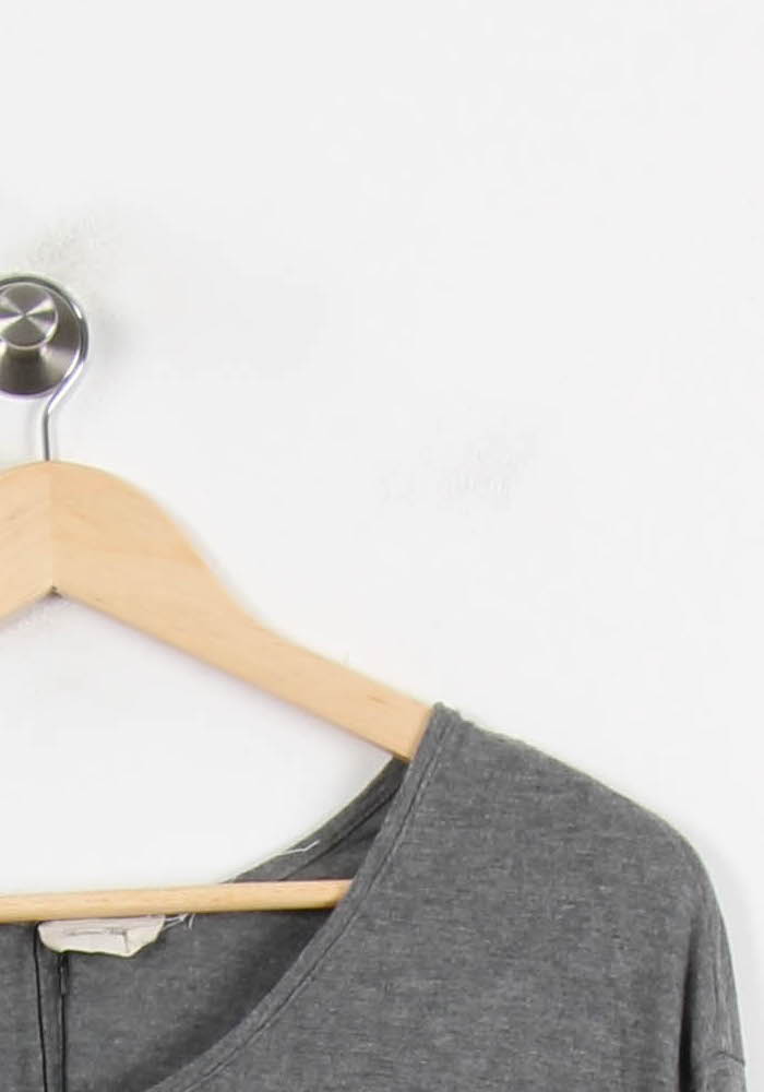 Tee-shirt Gris - Taille S/36 de la marque American Vintage | PARAD61959 - Vendu par Paradigme - Image 3