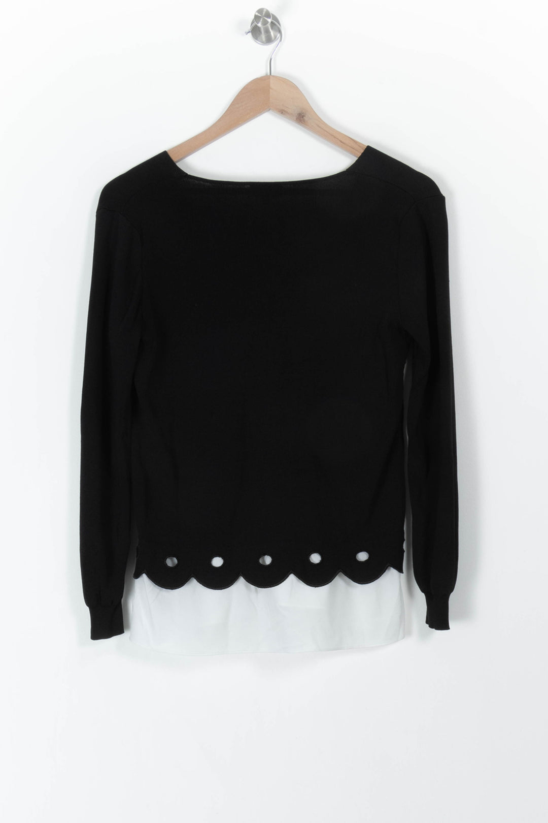 Pull Noir et Blanc - Taille S/36 de la marque Claudie Pierlot | PARAD61963 - Vendu par Paradigme - Image 4