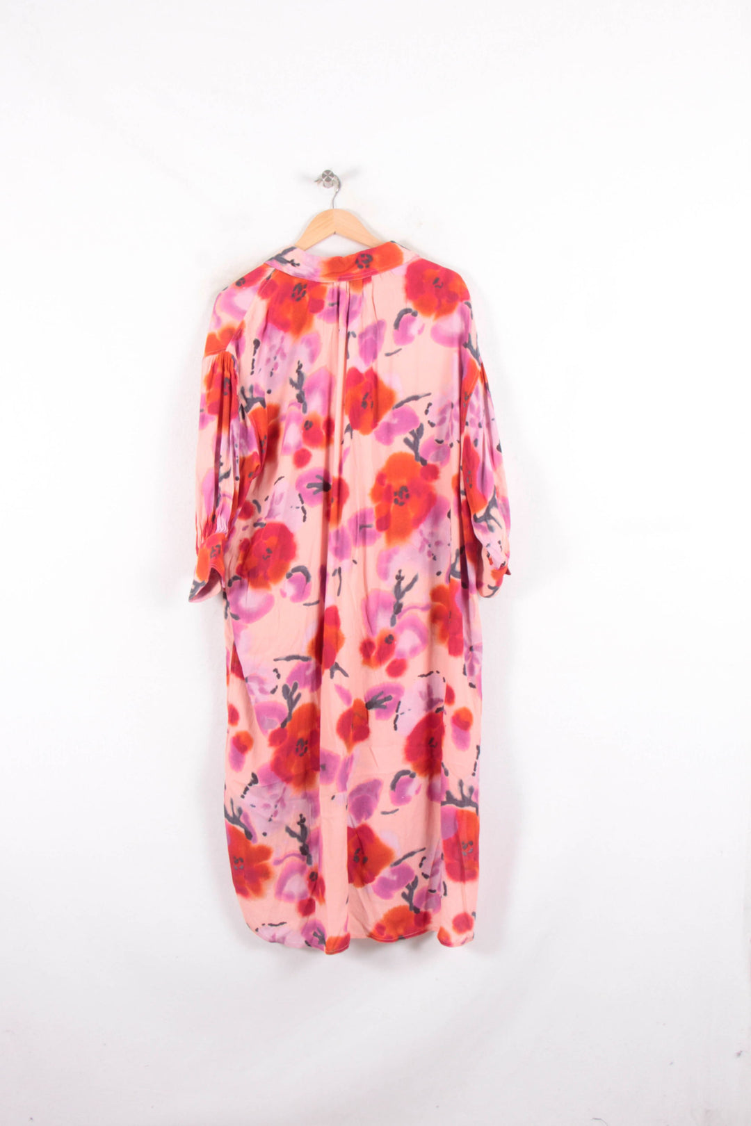 Robe Chemise Rose et Rouge - Taille M/38 de la marque Essentiel Antwerp | PARAD61971 - Vendu par Paradigme - Image 4