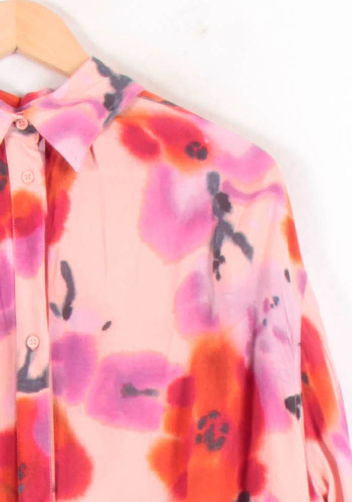 Robe Chemise Rose et Rouge - Taille M/38 de la marque Essentiel Antwerp | PARAD61971 - Vendu par Paradigme - Image 3