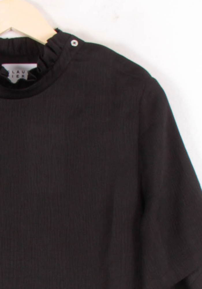 Blouse Noire - Taille L/40 de la marque Claudie Pierlot | PARAD61976 - Vendu par Paradigme - Image 3