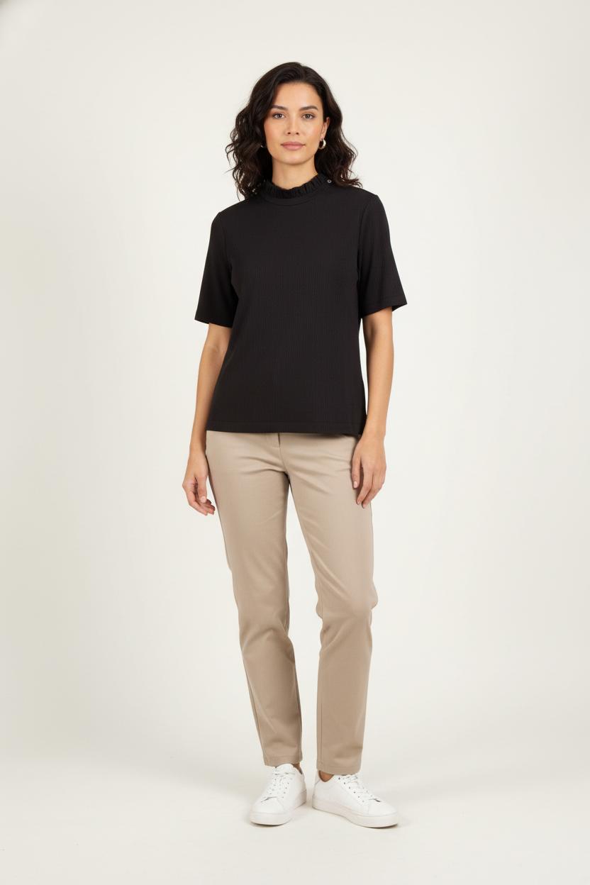 Blouse Noire - Taille L/40 de la marque Claudie Pierlot | PARAD61976 - Vendu par Paradigme - Image 1