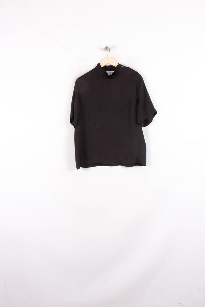 Blouse Noire - Taille L/40 de la marque Claudie Pierlot | PARAD61976 - Vendu par Paradigme - Image 2