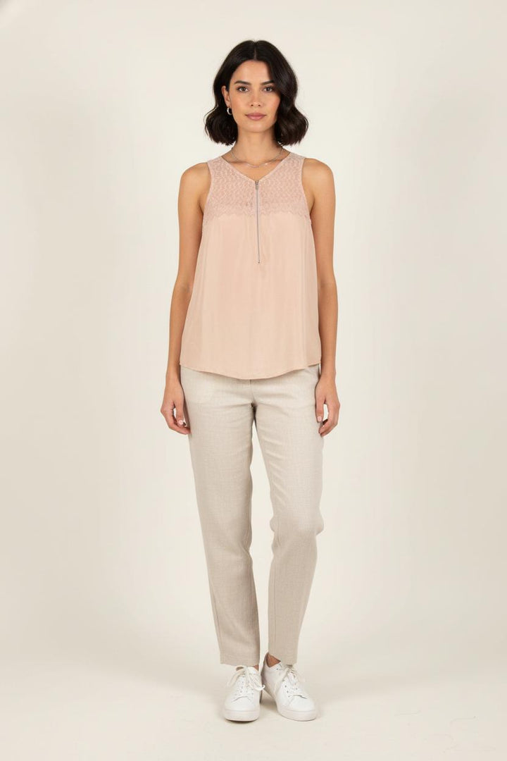 Débardeur Beige - Taille XS/34 de la marque The Kooples | PARAD61979 - Vendu par Paradigme - Image 1