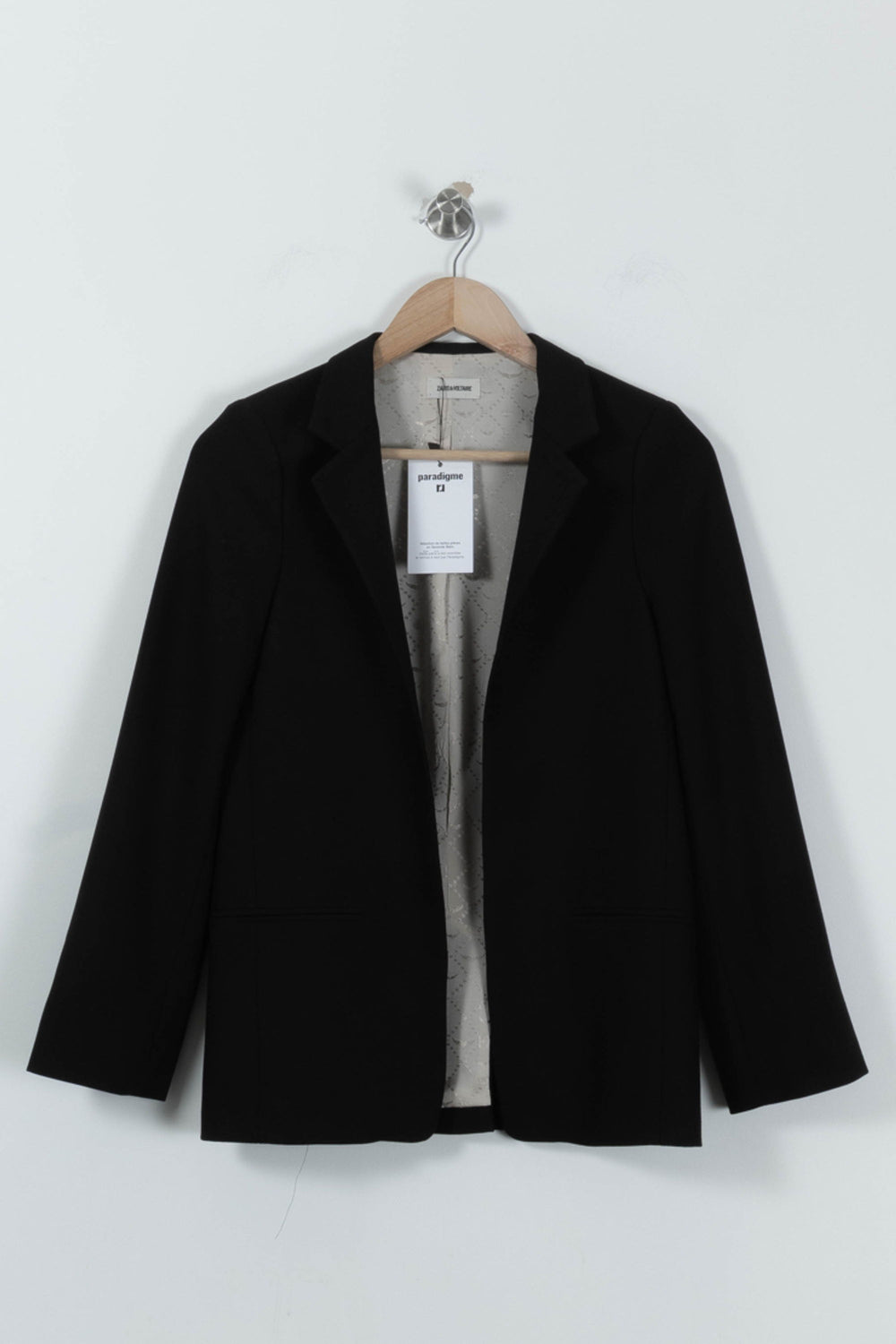 Blazer Noir - Taille XS/34 de la marque Zadig&Voltaire | PARAD61984 - Vendu par Paradigme - Image 2
