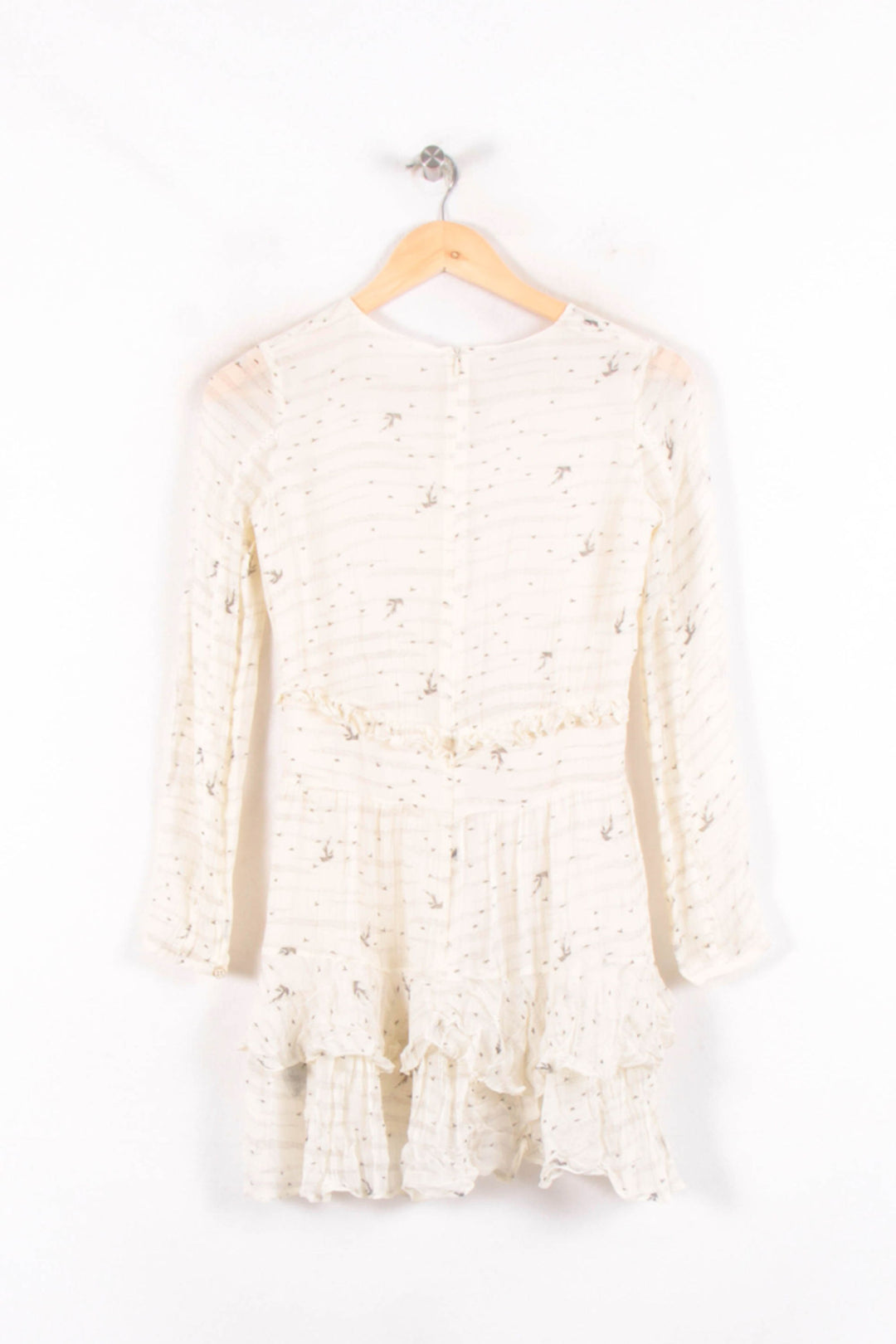 Robe Courte Écrue - Taille XS/34 de la marque Sessùn | PARAD61985 - Vendu par Paradigme - Image 4